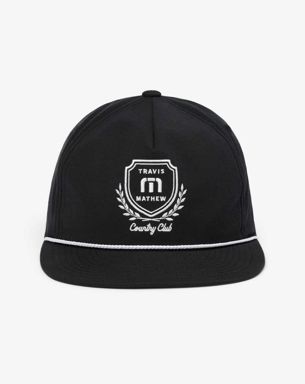 Travis Mathew Local Favorite Snapback Hat Black | PORQMFY-21