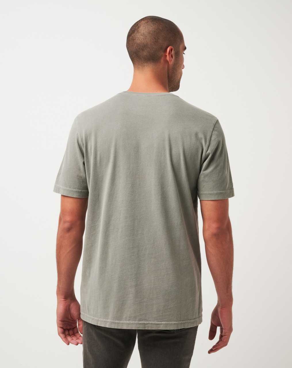 Travis Mathew Local Favorite Tee Dark Olive | KBMQLGO-02