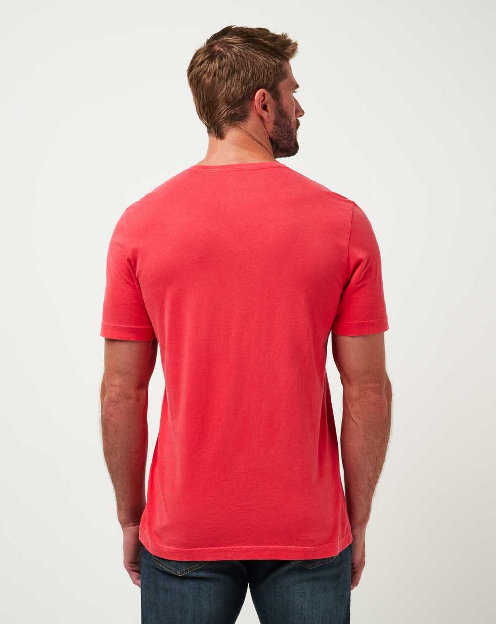 Travis Mathew Local Favorite Tee Red | KYOERUM-09