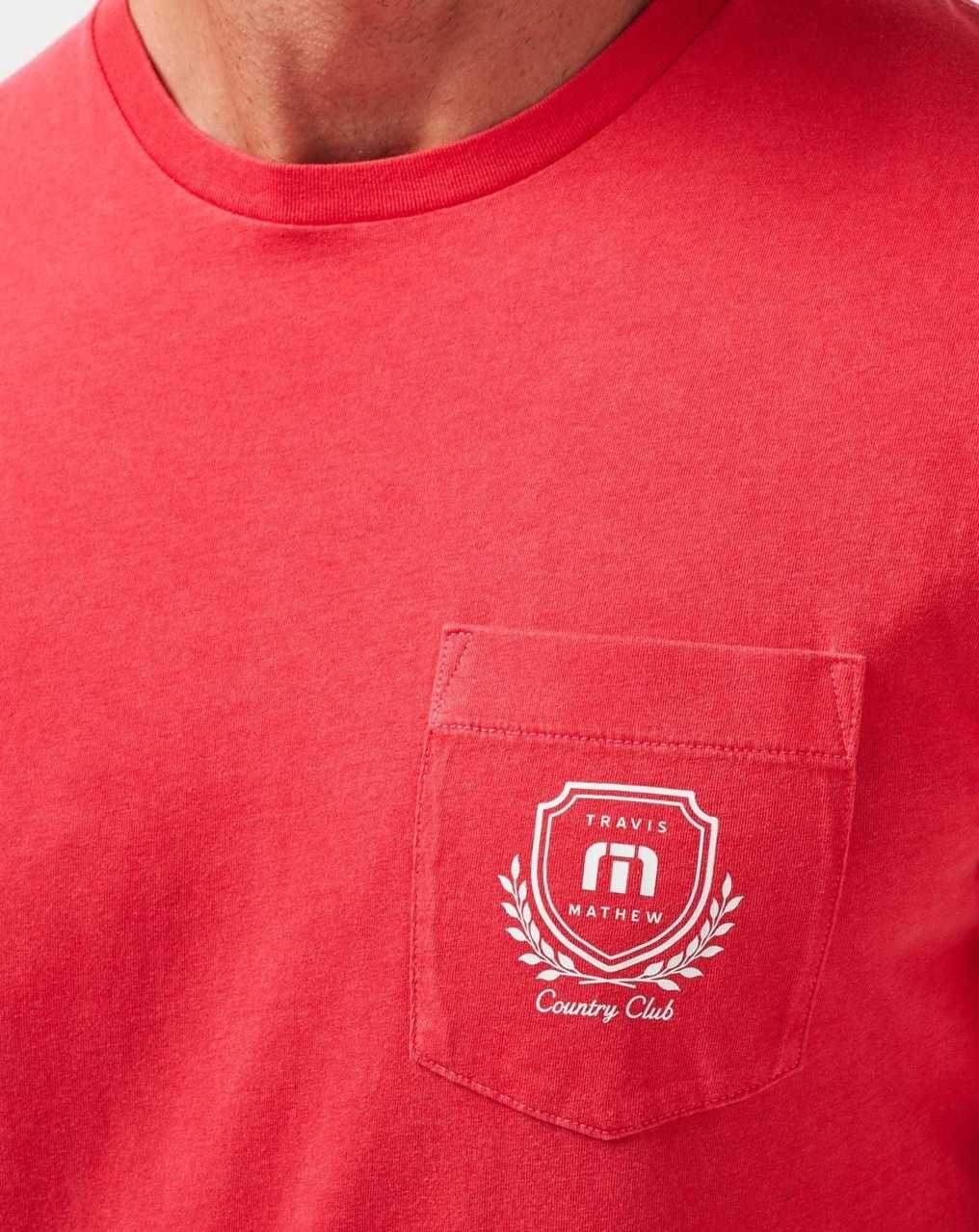 Travis Mathew Local Favorite Tee Red | KYOERUM-09