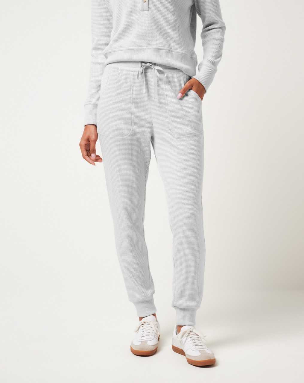 Travis Mathew Long Weekend Jogger Heather Light Grey | FYLNHIG-18