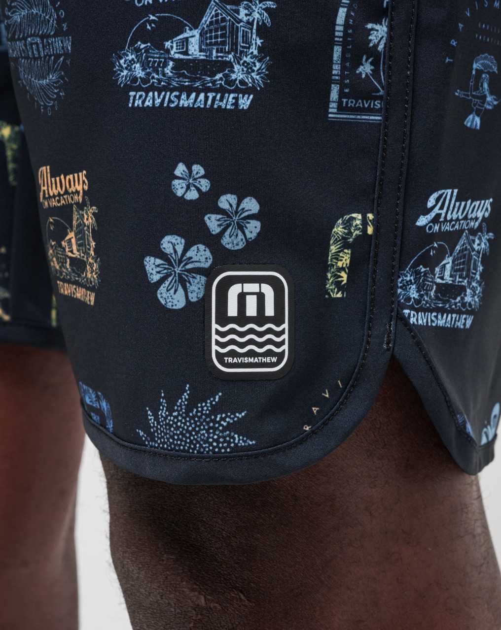 Travis Mathew Longboarders Boardshort Black | DGYUFMI-07