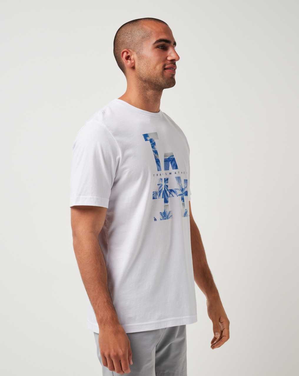 Travis Mathew Los Angeles Dodgers Bleacher Breeze Tee White | LFBUTDW-25