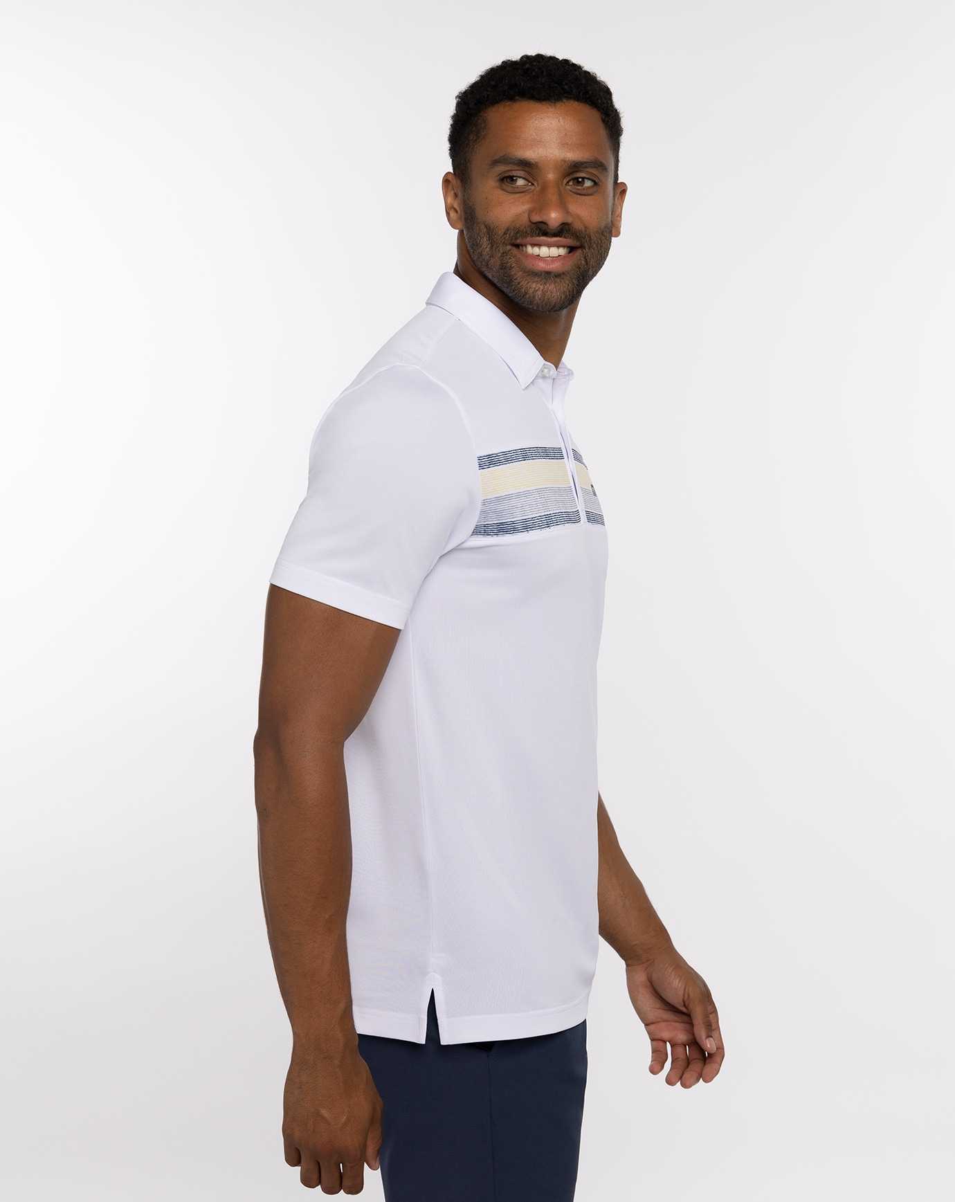 Travis Mathew Los Cabos Polo White | FJCVQHR-74