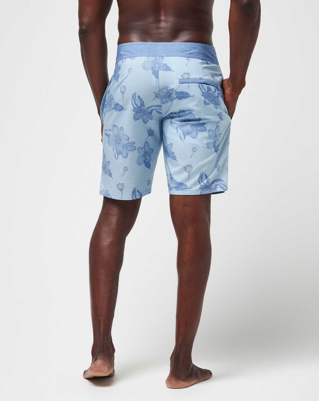 Travis Mathew Lull In The Action Boardshort Heather Dream Blue | TYPGHUE-36