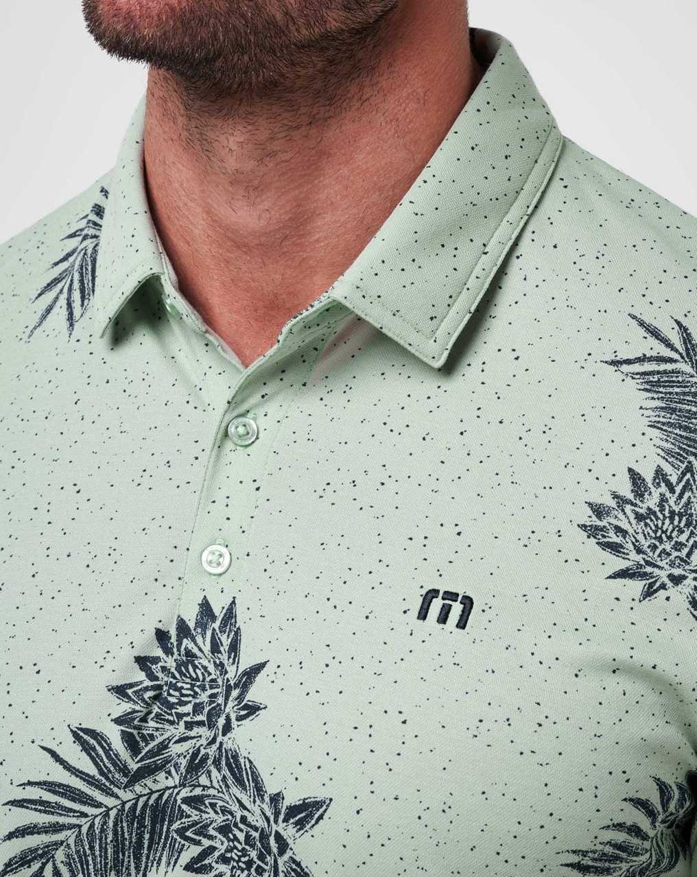 Travis Mathew Lush Forest Polo Jadeite | UYIRMQC-41