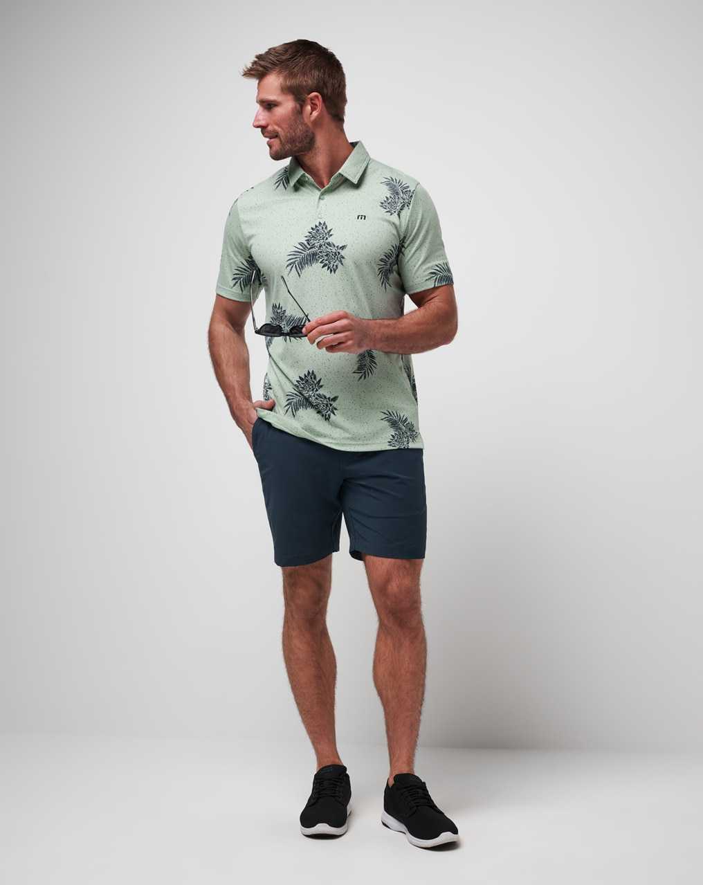 Travis Mathew Lush Forest Polo Jadeite | UYIRMQC-41