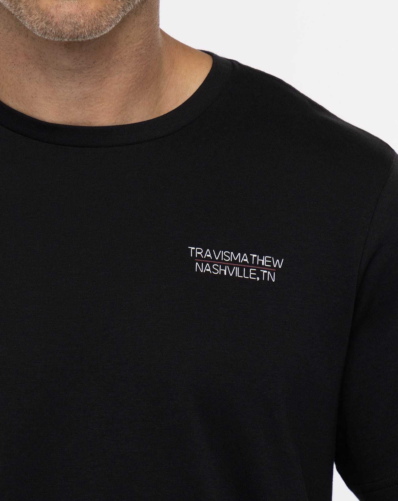 Travis Mathew Malarky Tee Black | FRMGLZC-73