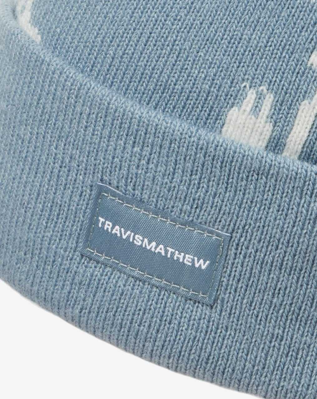 Travis Mathew Mapes Beanie Dusty Blue | XQBUMLE-15