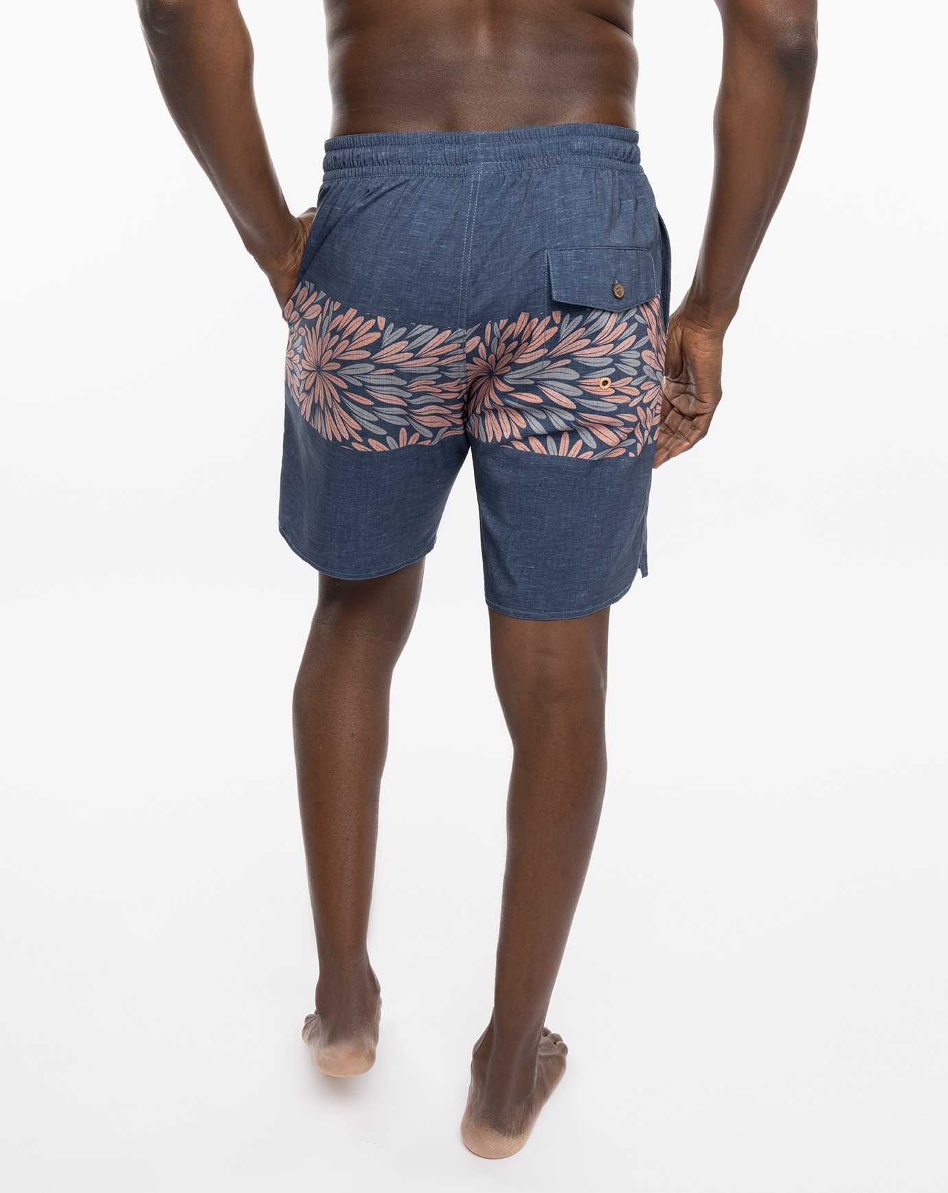 Travis Mathew Merion Boardshort Heather Dress Blues | FZLHNMX-95