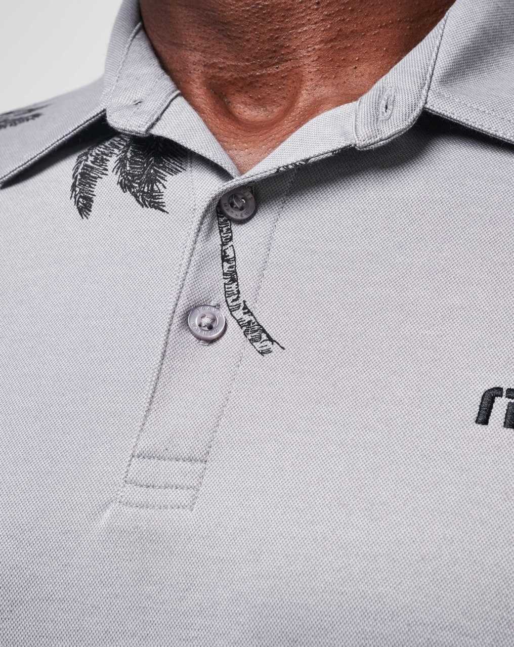 Travis Mathew Mesic Polo Heather Grey | YIQFGTL-31