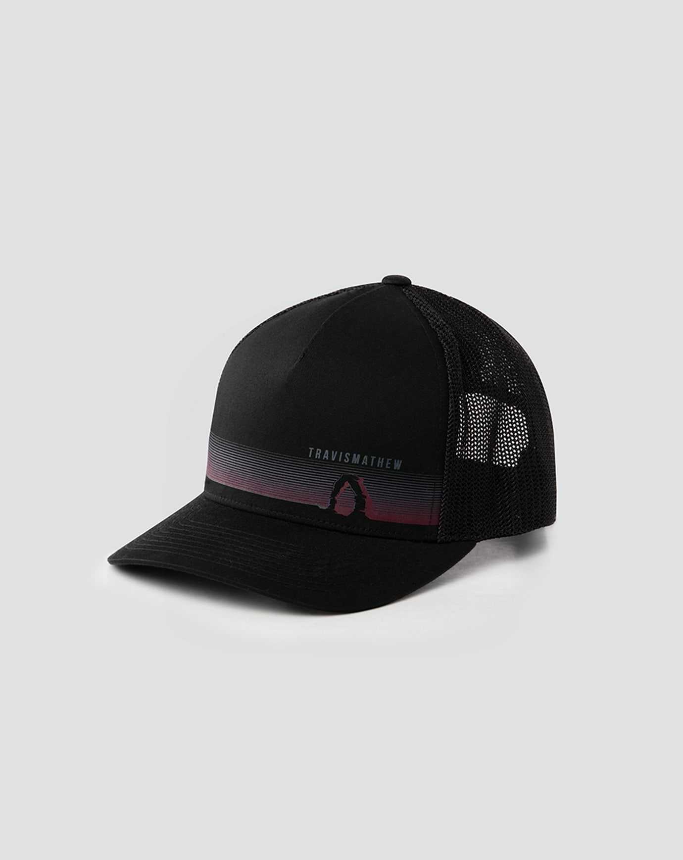 Travis Mathew Moab Magic Snapback Hat Black | ZBYXDET-59