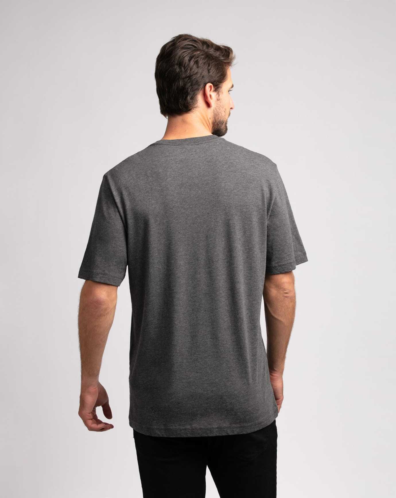 Travis Mathew Modernist Tee Heather Grey Pinstri | HOZFGEC-15