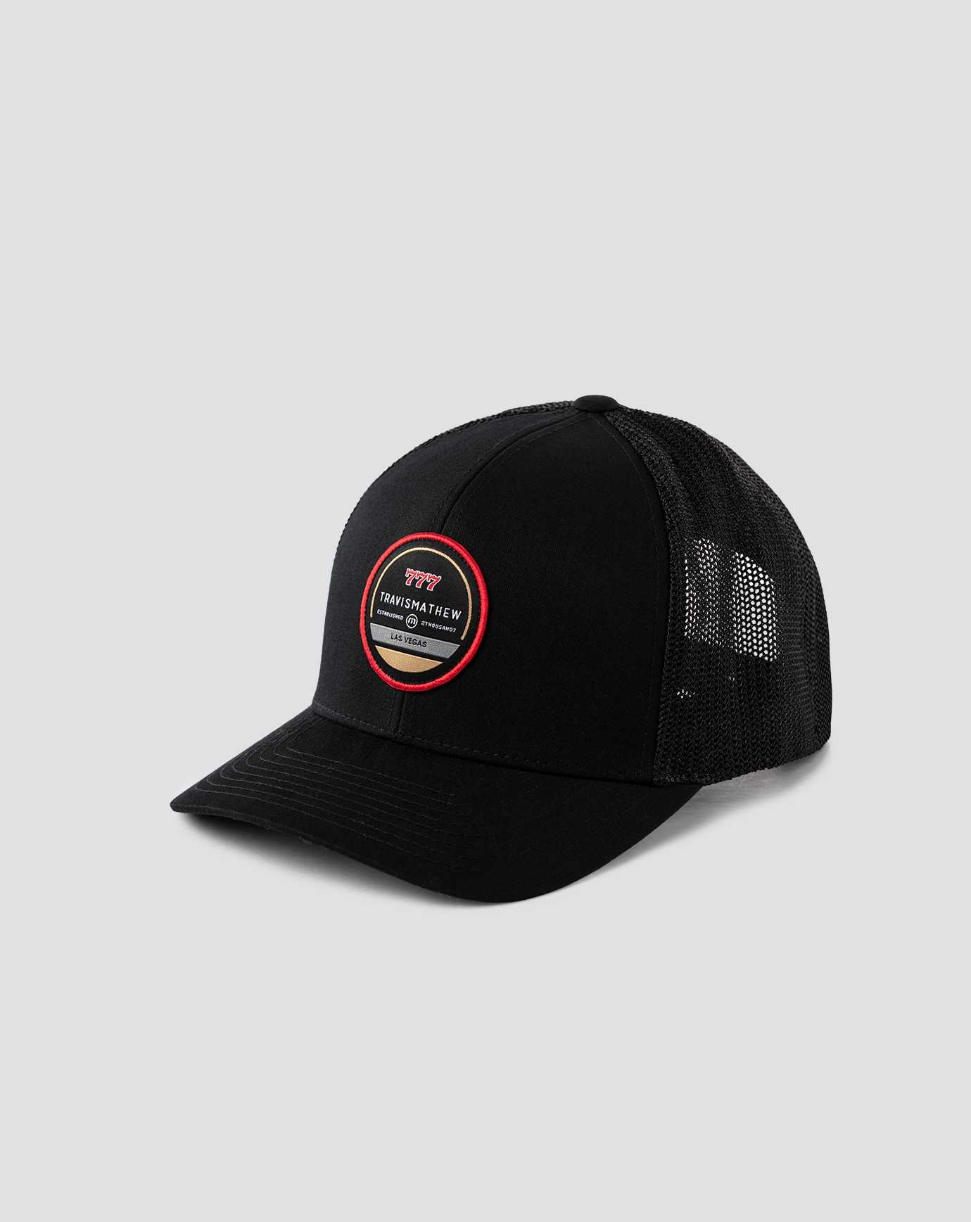 Travis Mathew Mojave Sunrise Snapback Hat Black | NEGKBSV-31