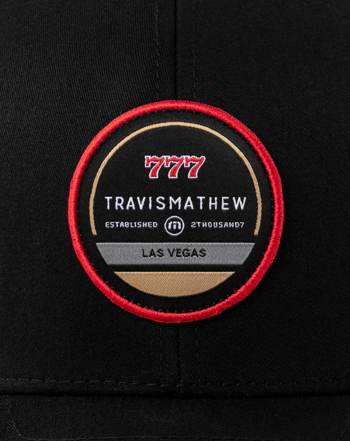 Travis Mathew Mojave Sunrise Snapback Hat Black | NEGKBSV-31