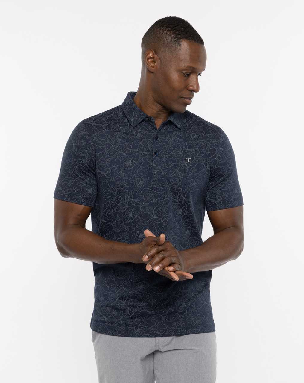 Travis Mathew Monstera Polo Total Eclipse | DSIXJAU-91