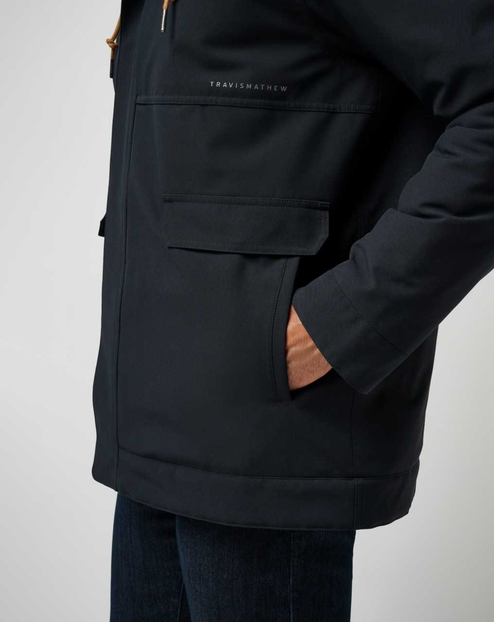 Travis Mathew Mountain Pass Jacket Black | UTMVSLG-07