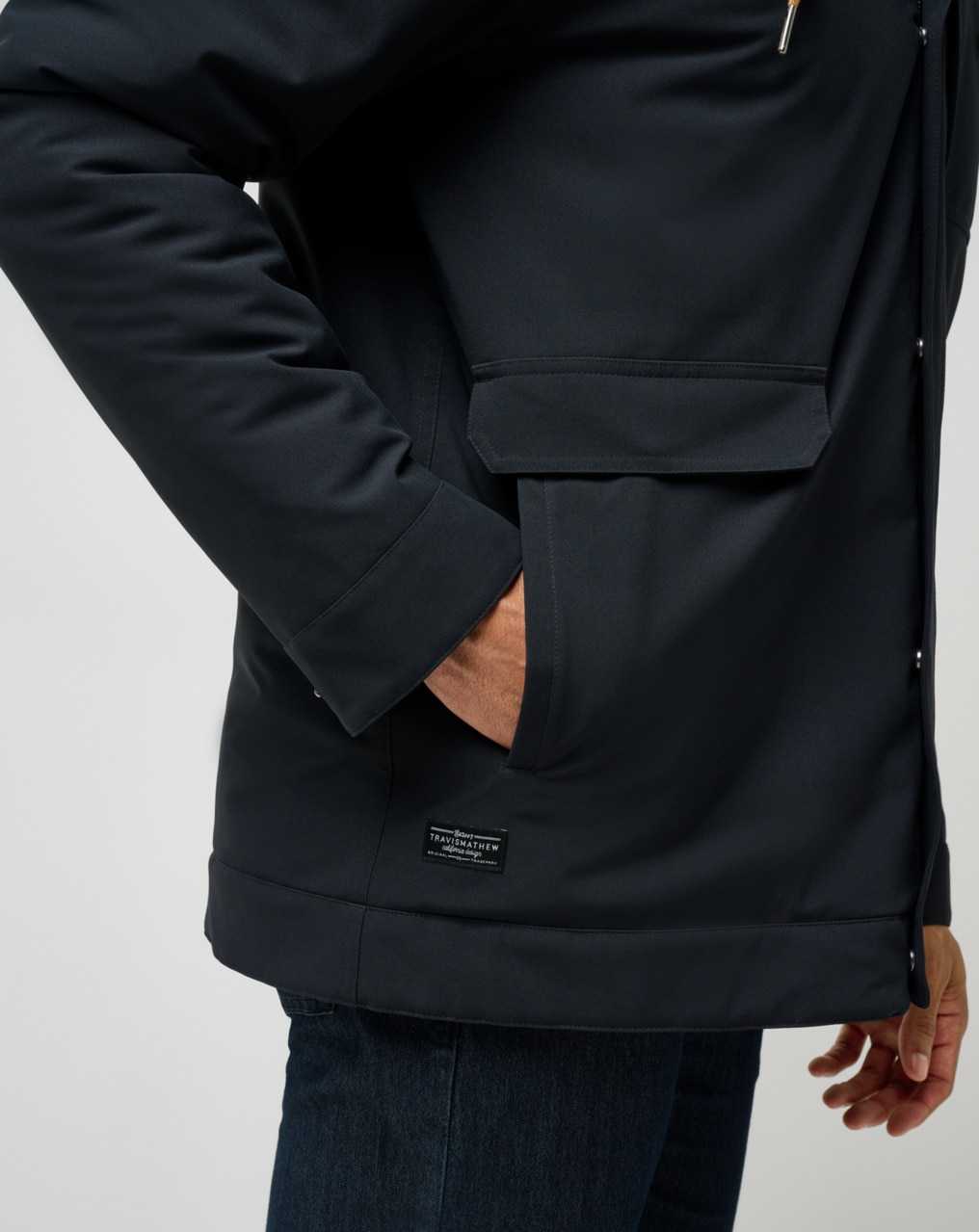 Travis Mathew Mountain Pass Jacket Black | UTMVSLG-07