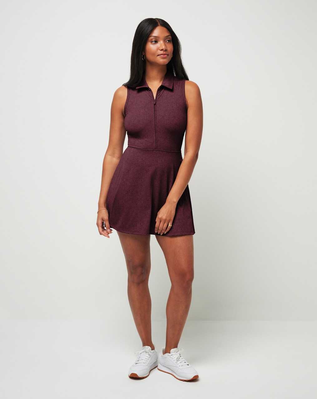 Travis Mathew Moveknit Sleeveless Polo Dress 2.0 Winetasting | OHBRQEG-20