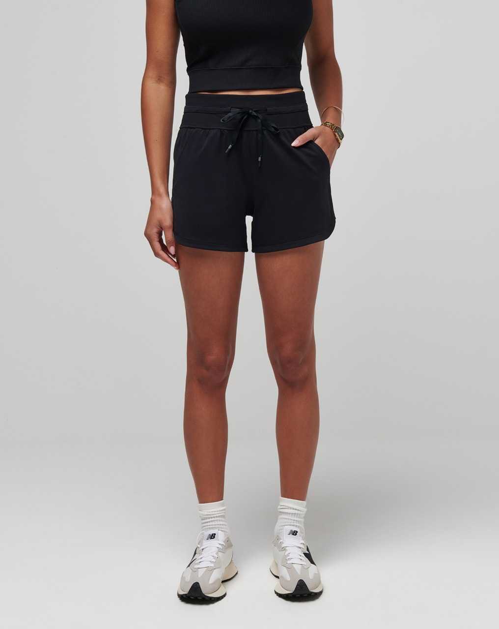 Travis Mathew Moveknit Tie Short Black | NRXFKJZ-52