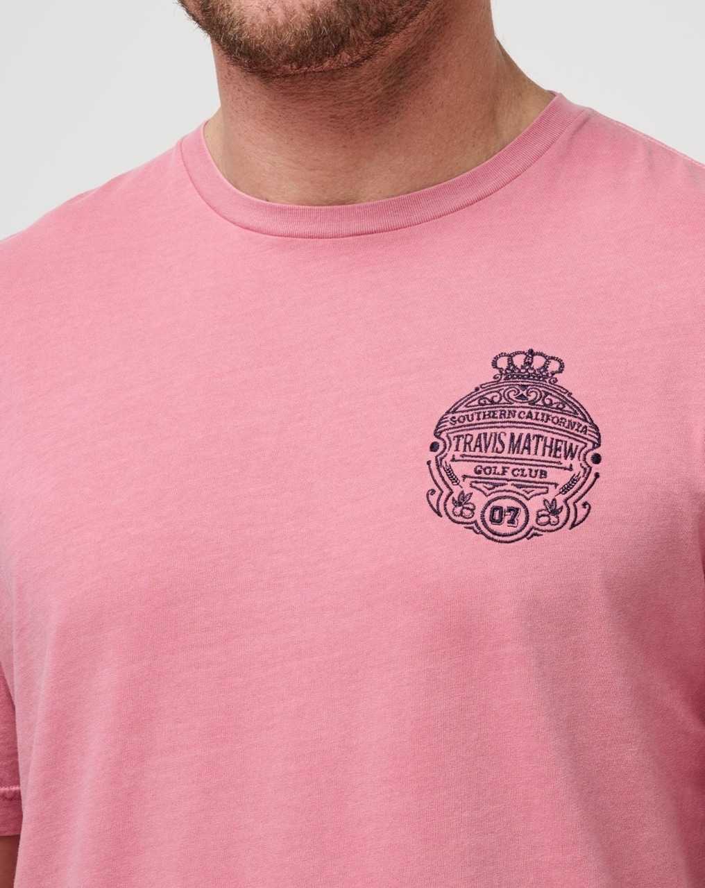 Travis Mathew Name Association Tee Dusty Rose | OKGSBHQ-47