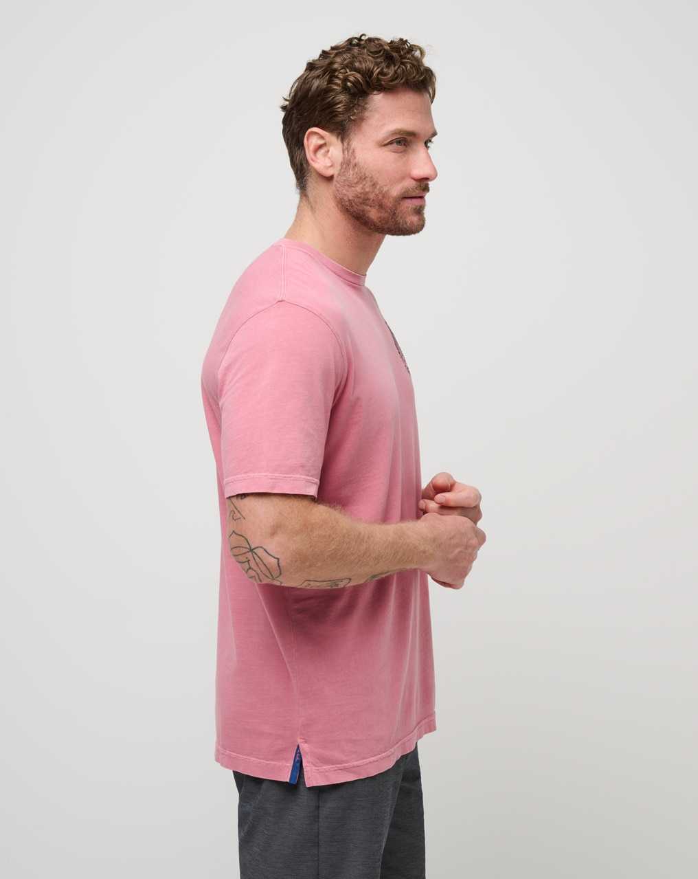 Travis Mathew Name Association Tee Dusty Rose | OKGSBHQ-47