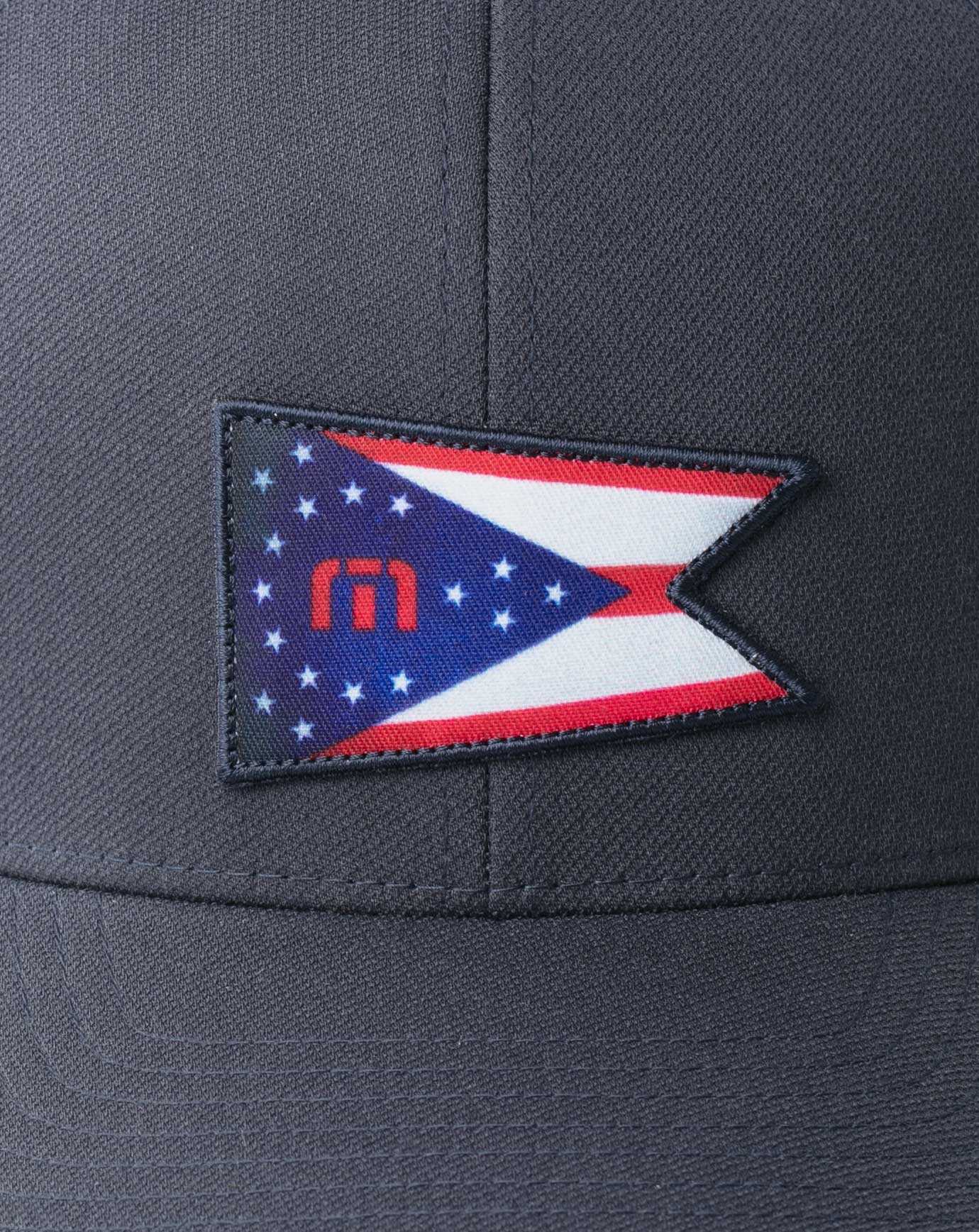 Travis Mathew No Fair Weather Snapback Hat Blue Nights | PGTOWMN-23