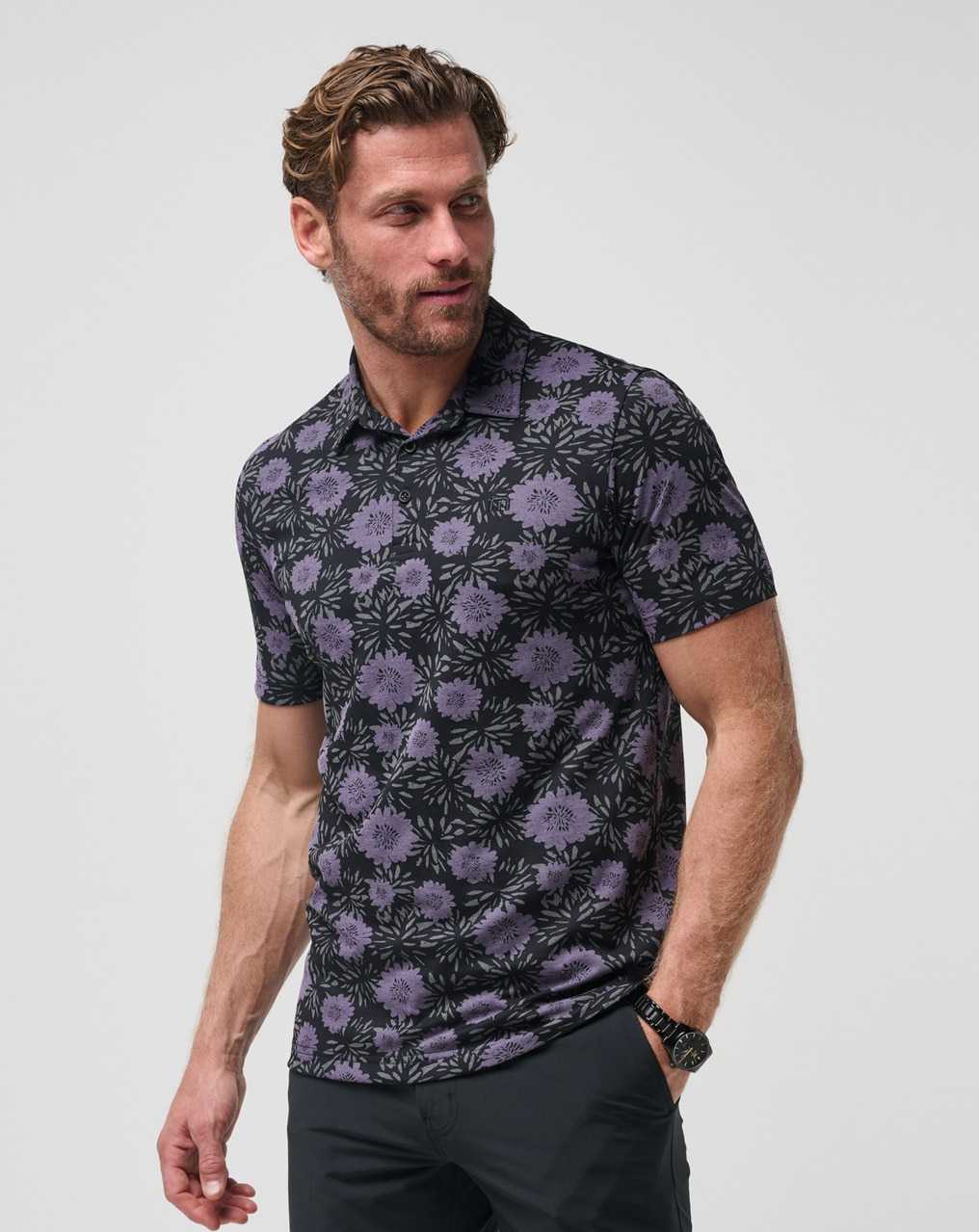 Travis Mathew Not Happening Polo Black | XBHWNZL-75