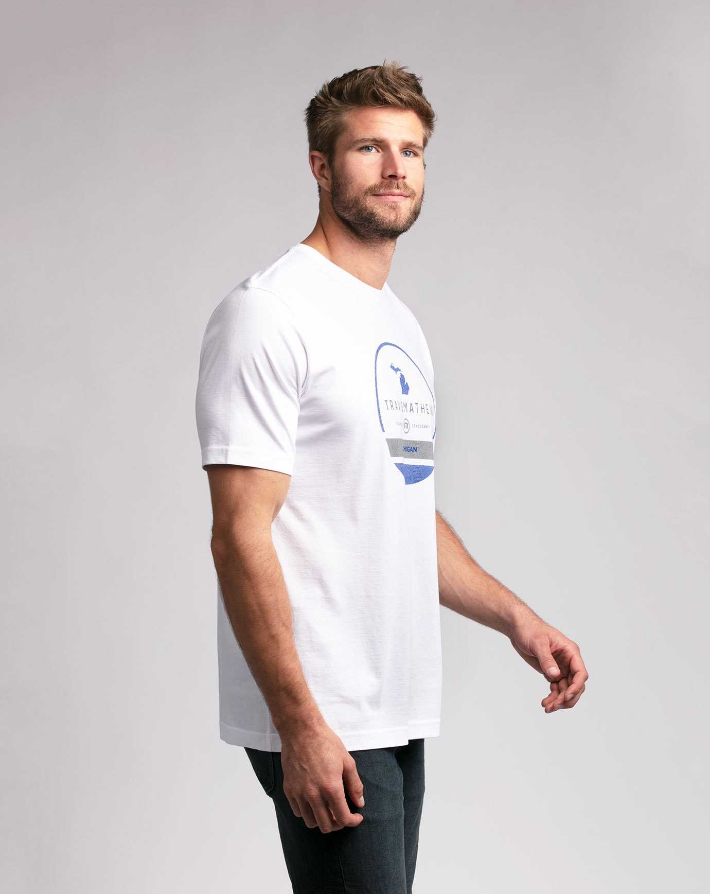 Travis Mathew Nugent Tee White | CQBEDVO-56