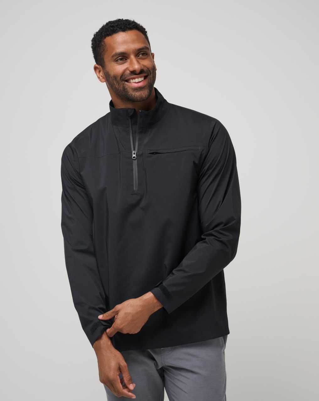 Travis Mathew On Course Jacket Black | CAYVSGQ-83