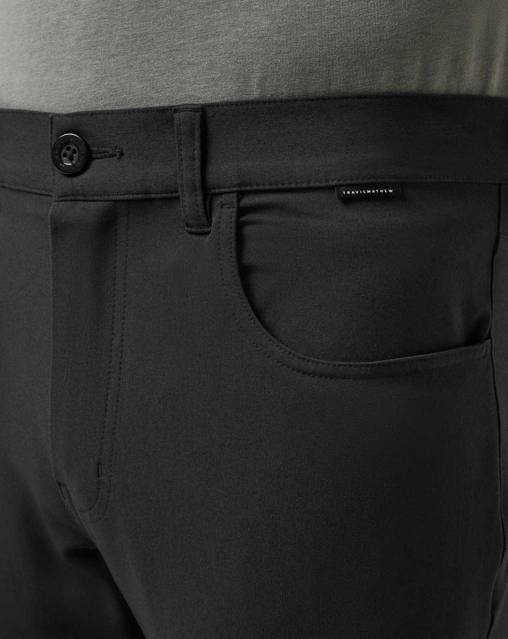 Travis Mathew Open To Close Midweight Pant Black | SDQCRLW-64