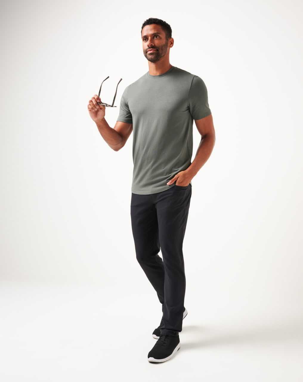 Travis Mathew Open To Close Midweight Pant Black | SDQCRLW-64