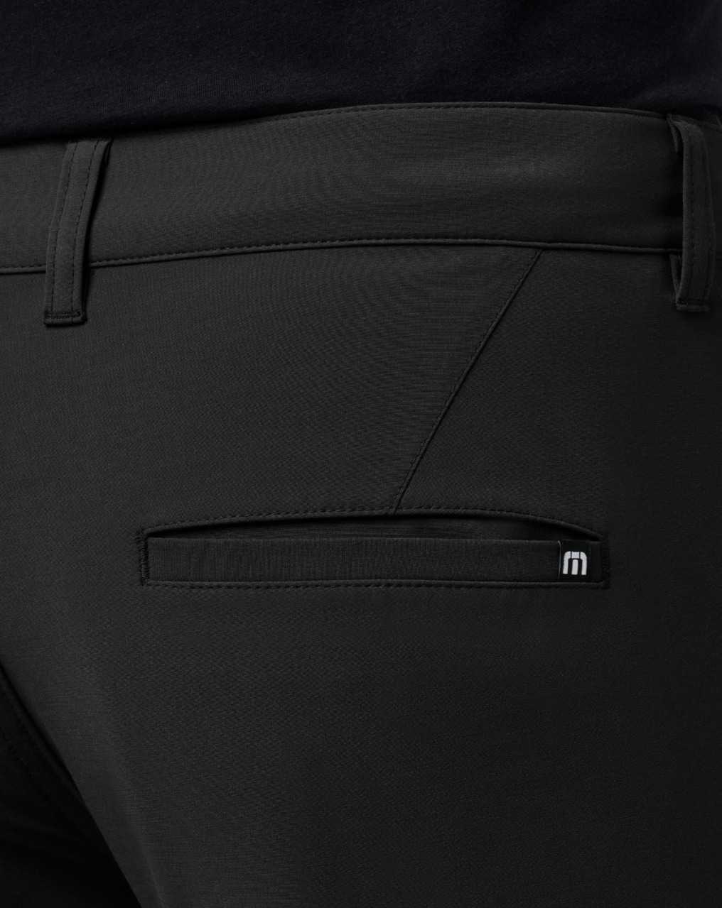 Travis Mathew Open To Close Tech Chino Pant Black | RFACXIN-08