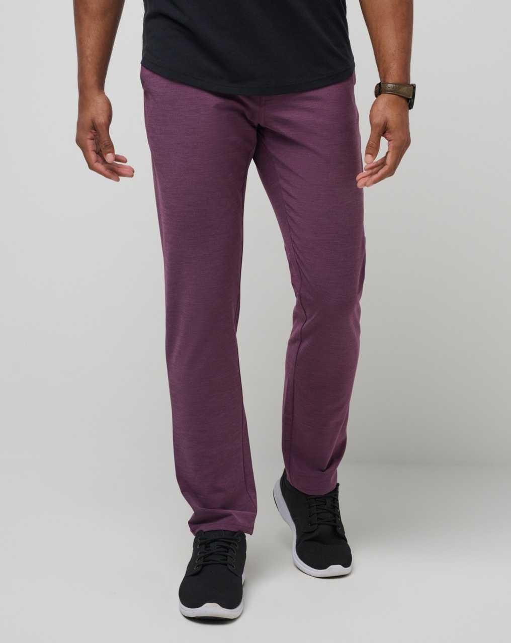 Travis Mathew Open To Close Tech Chino Pant Plum | GKQRPHT-04