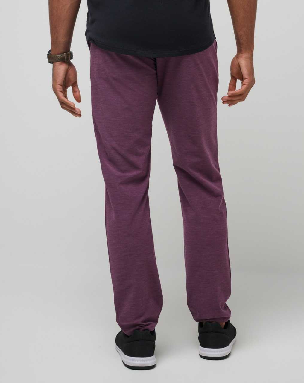 Travis Mathew Open To Close Tech Chino Pant Plum | GKQRPHT-04