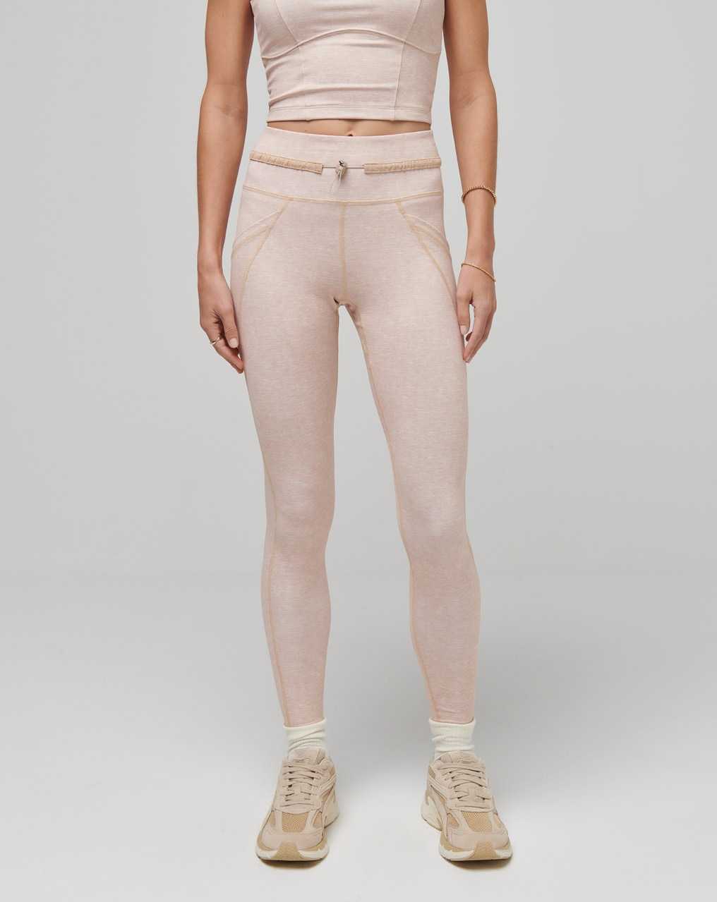 Travis Mathew Painted Sky Moveknit Legging Heather Cuban Sand | LUQYKJD-38