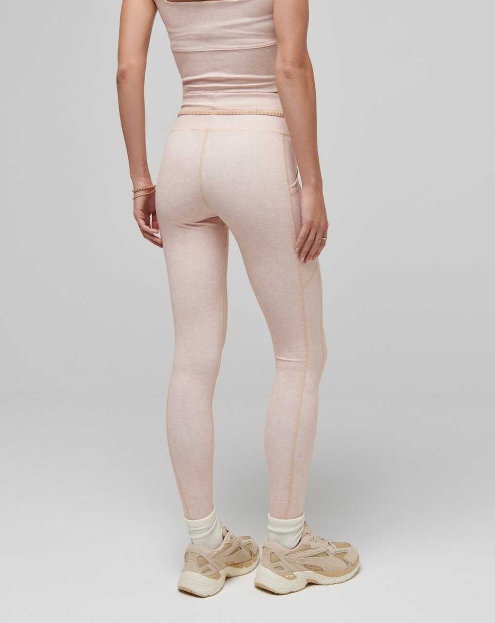 Travis Mathew Painted Sky Moveknit Legging Heather Cuban Sand | LUQYKJD-38