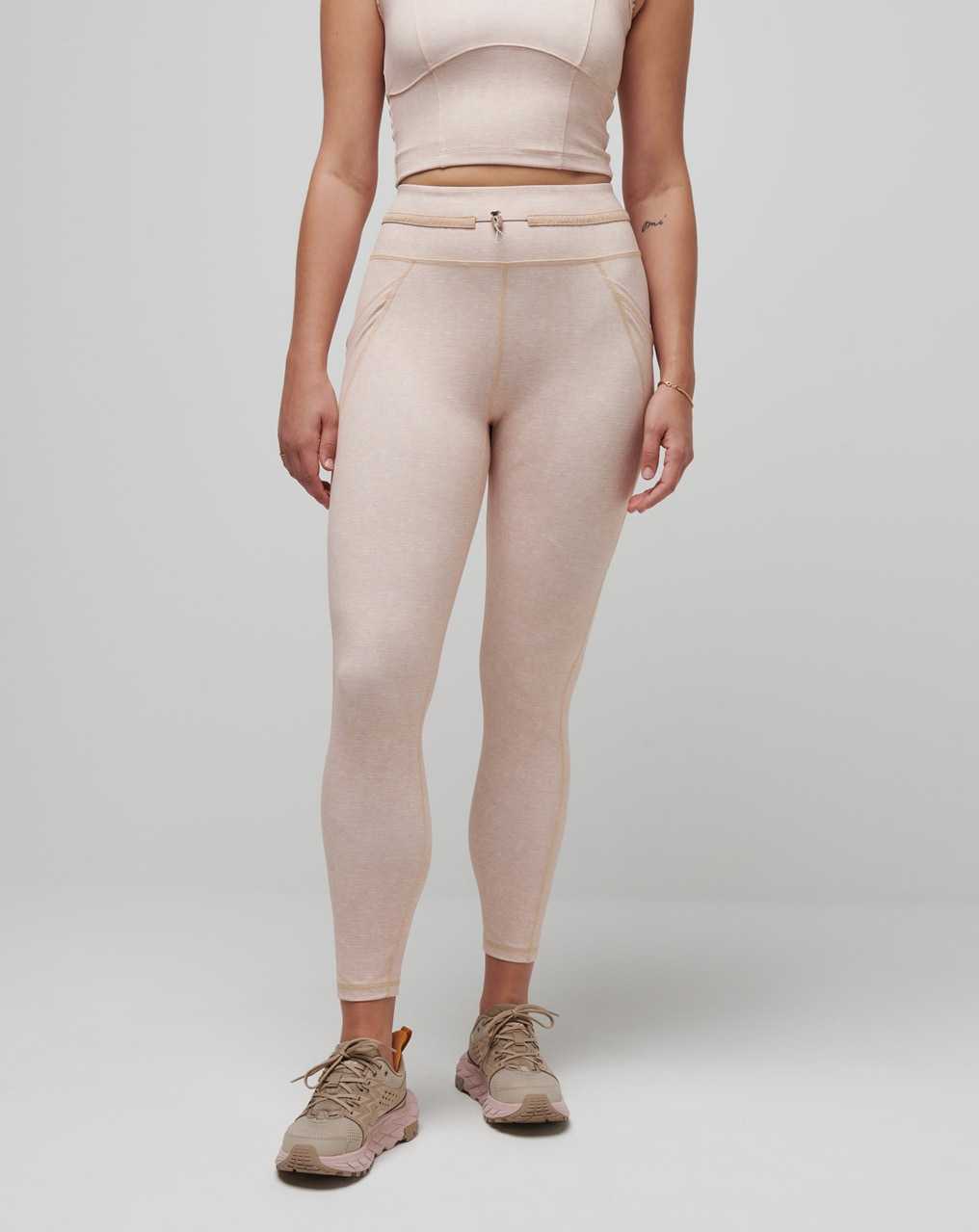 Travis Mathew Painted Sky Moveknit Legging Heather Cuban Sand | LUQYKJD-38