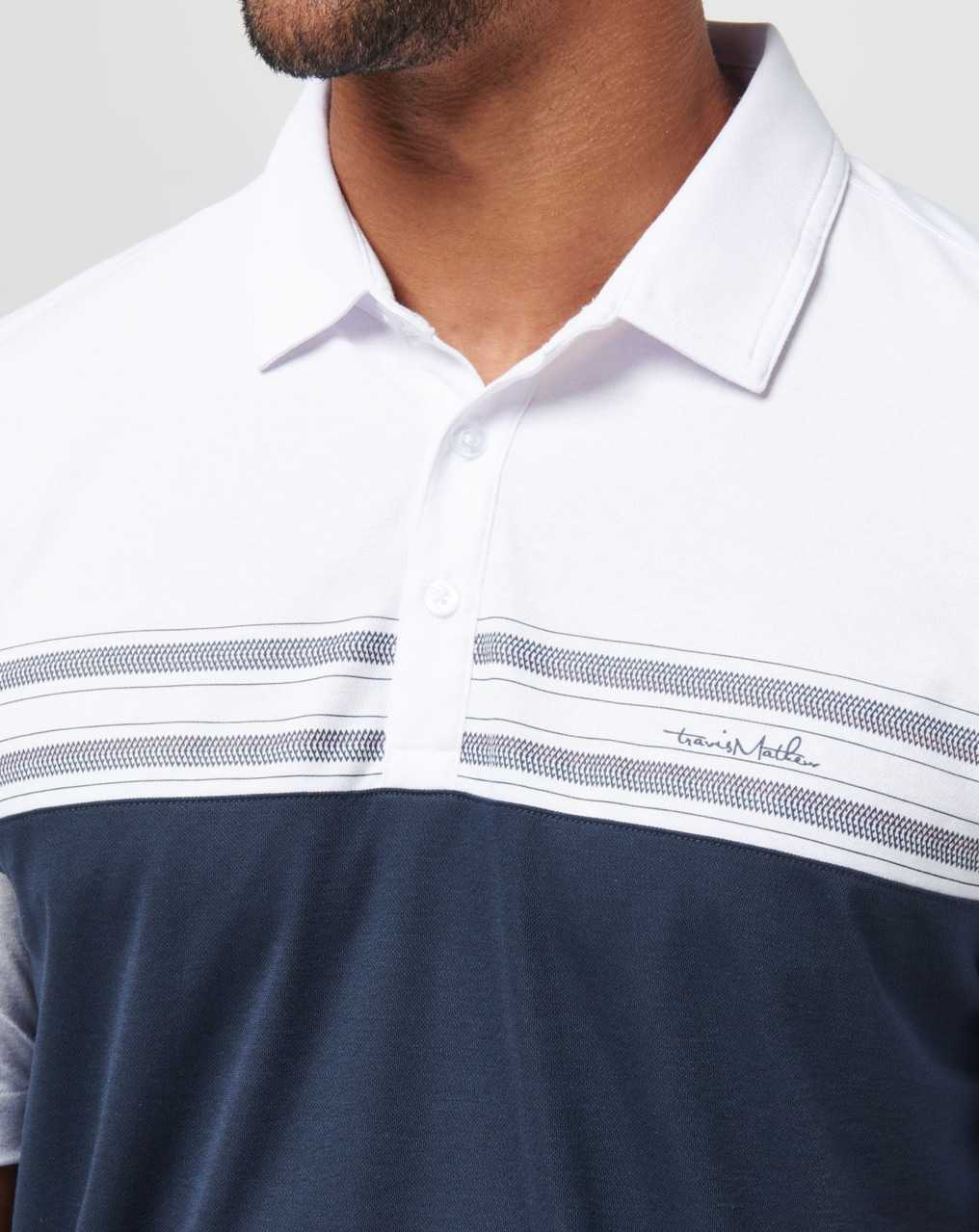 Travis Mathew Pali Polo White | FNHPZSE-61