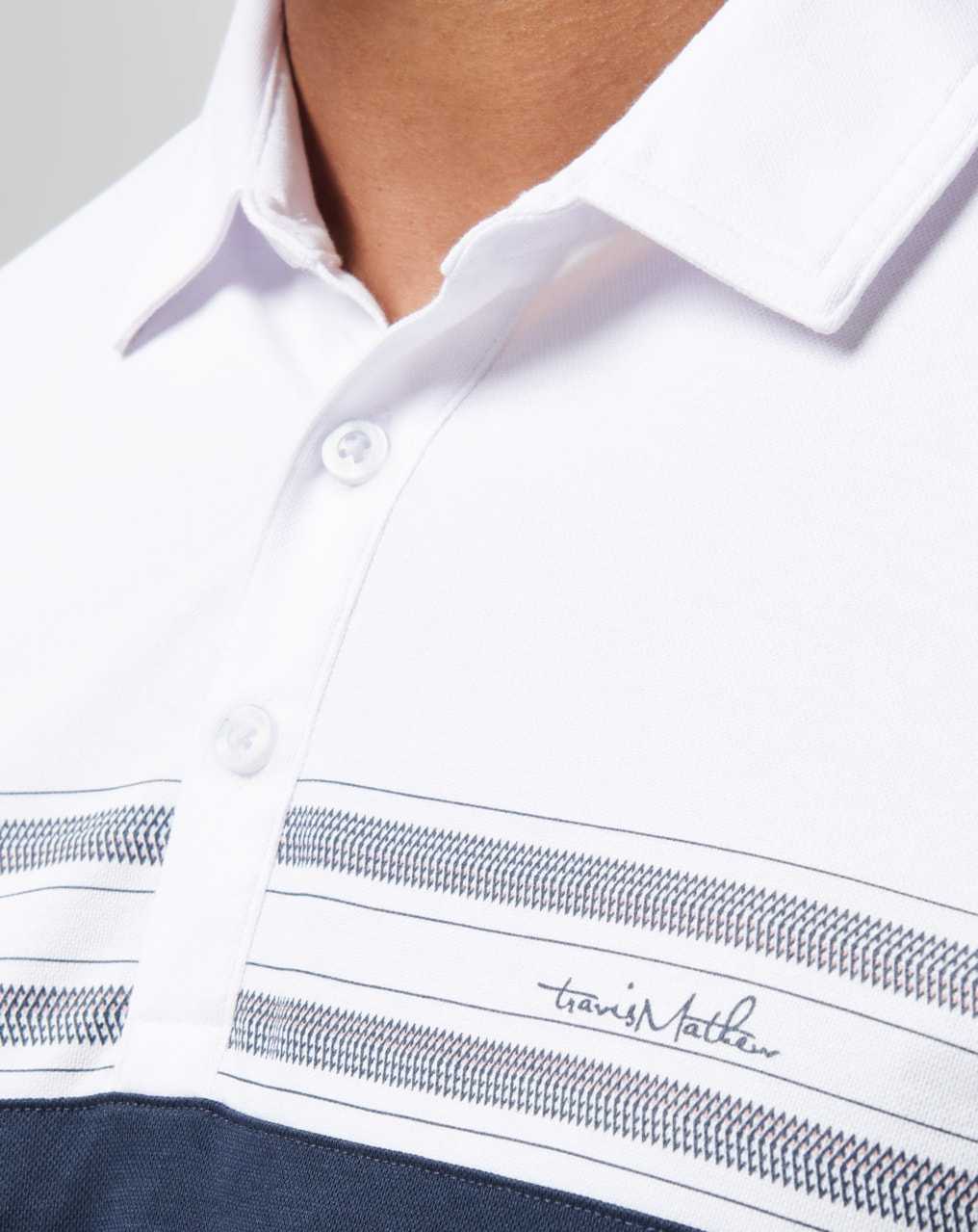 Travis Mathew Pali Polo White | FNHPZSE-61