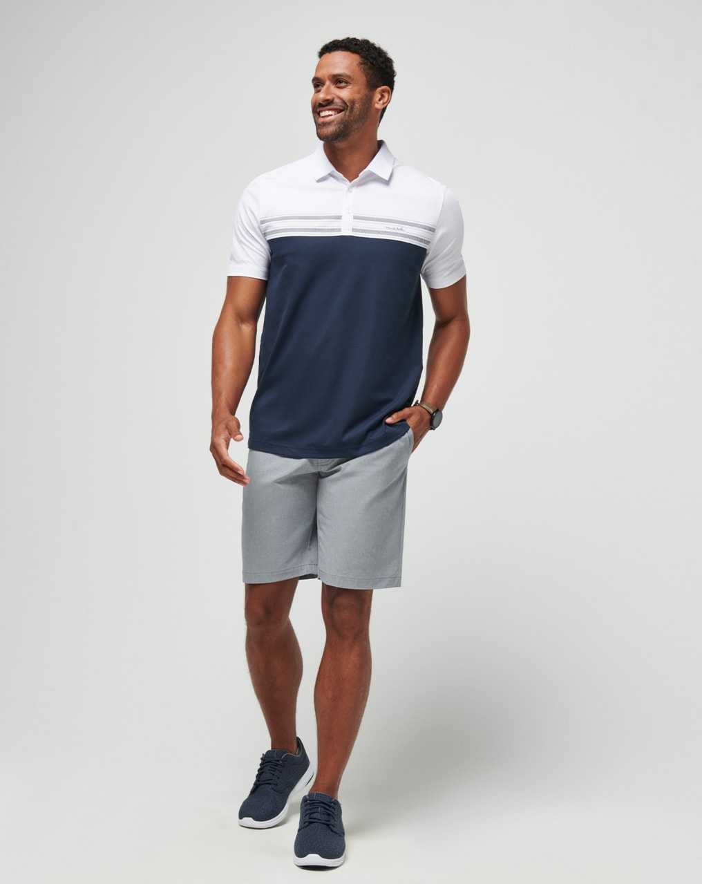 Travis Mathew Pali Polo White | FNHPZSE-61