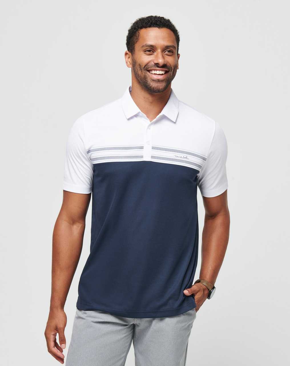 Travis Mathew Pali Polo White | FNHPZSE-61