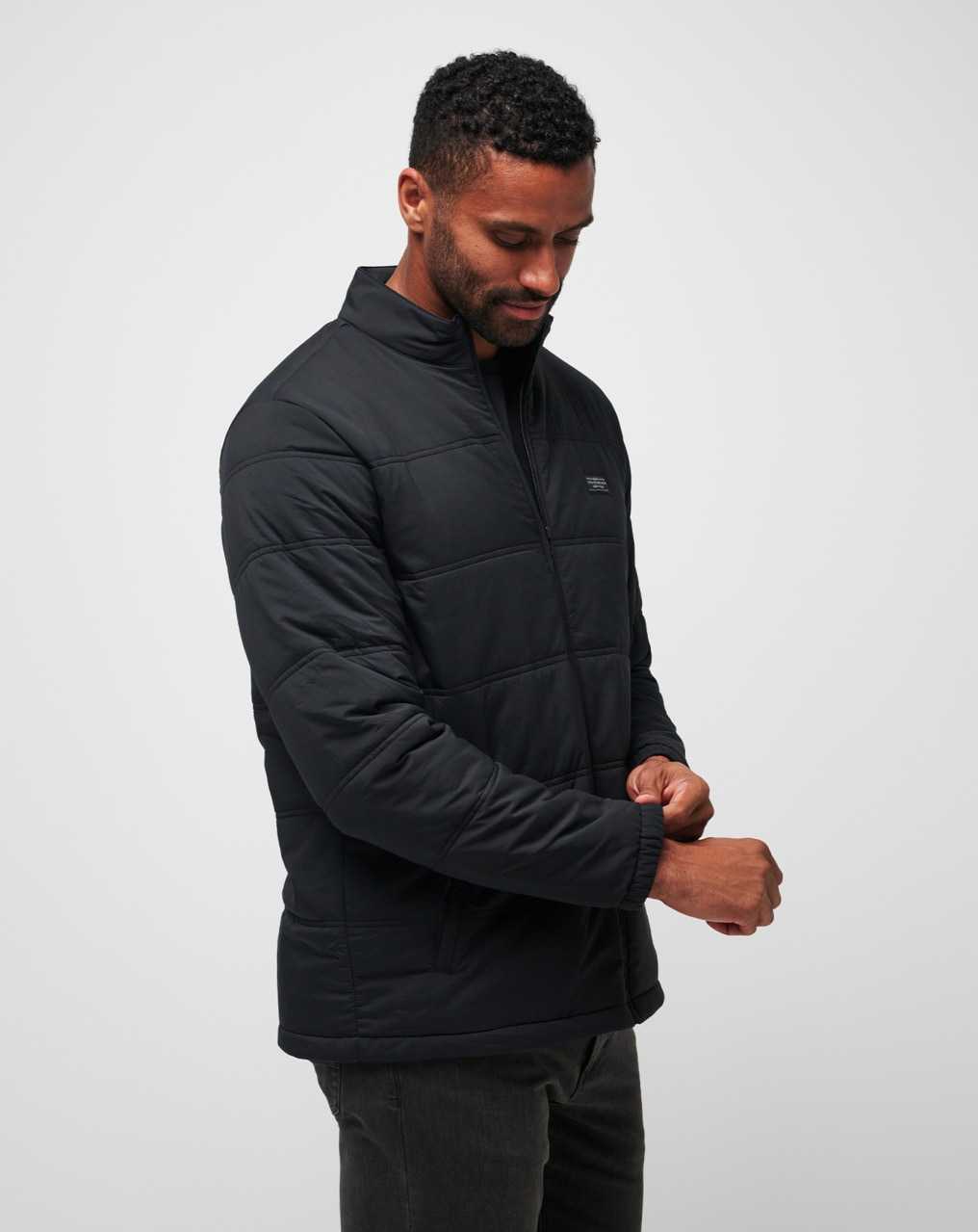 Travis Mathew Palisades Puffer Jacket Black | UAEKTNJ-47