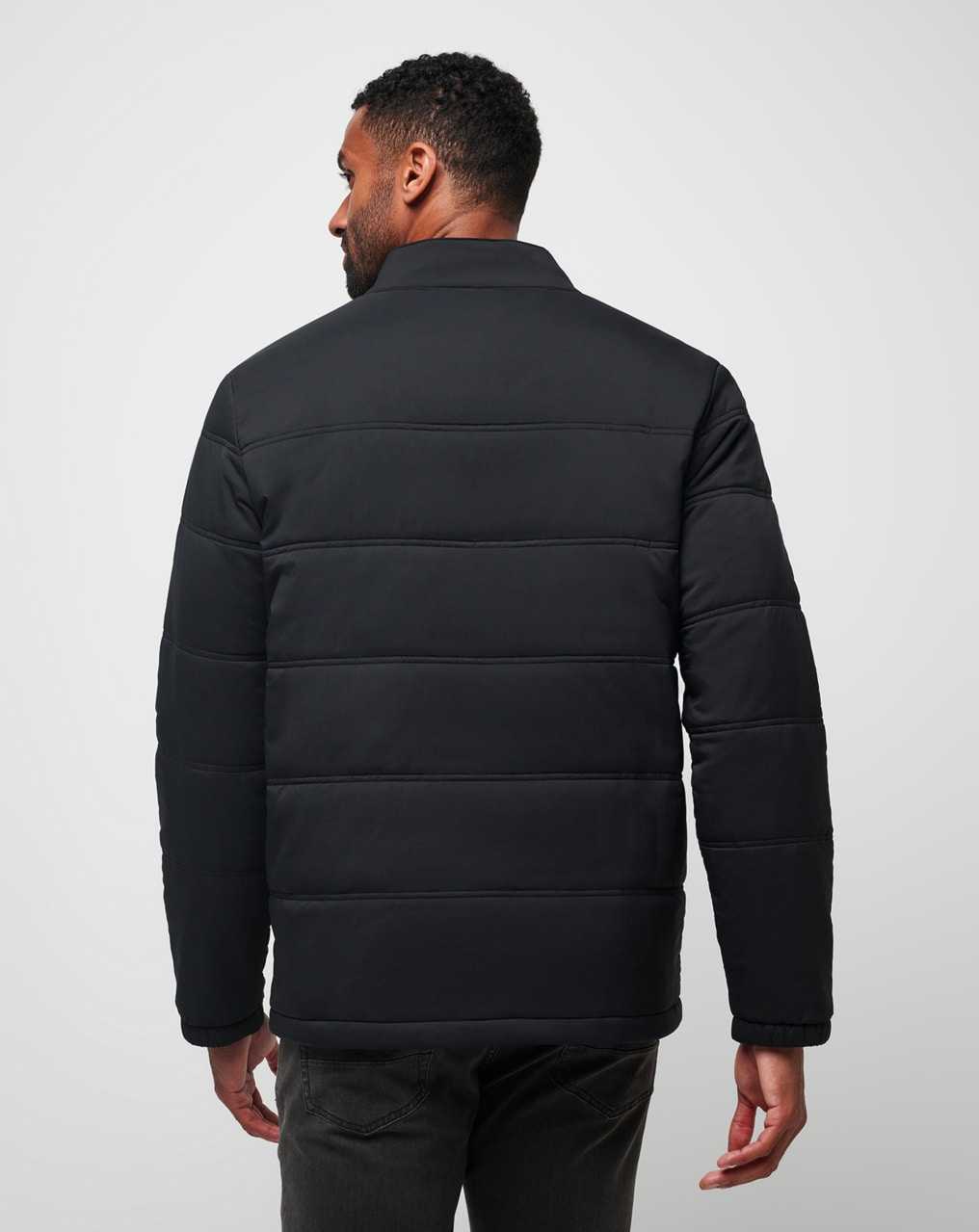 Travis Mathew Palisades Puffer Jacket Black | UAEKTNJ-47