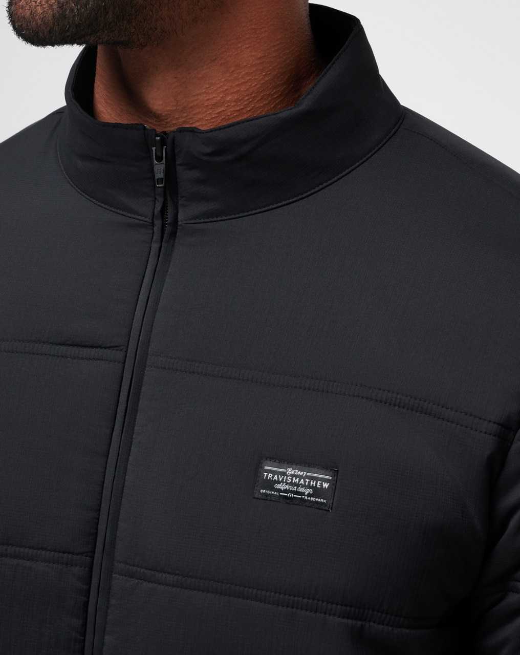 Travis Mathew Palisades Puffer Jacket Black | UAEKTNJ-47