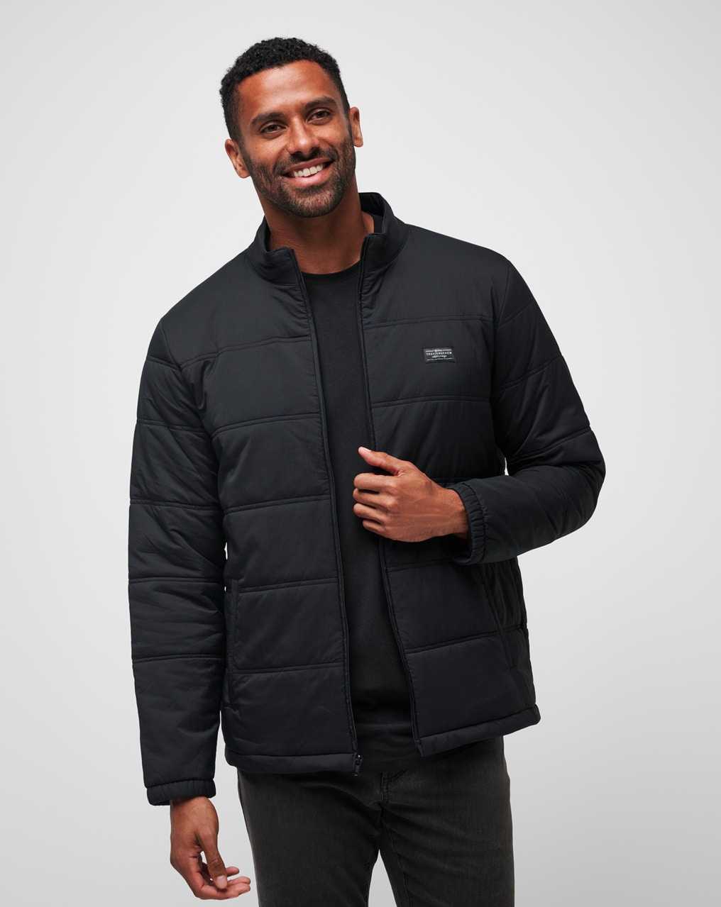 Travis Mathew Palisades Puffer Jacket Black | UAEKTNJ-47