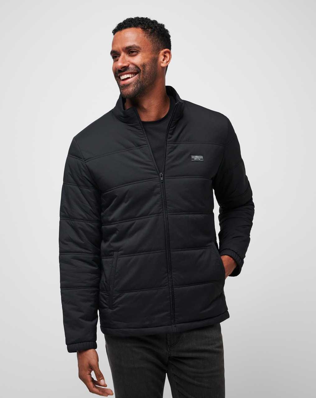 Travis Mathew Palisades Puffer Jacket Black | UAEKTNJ-47