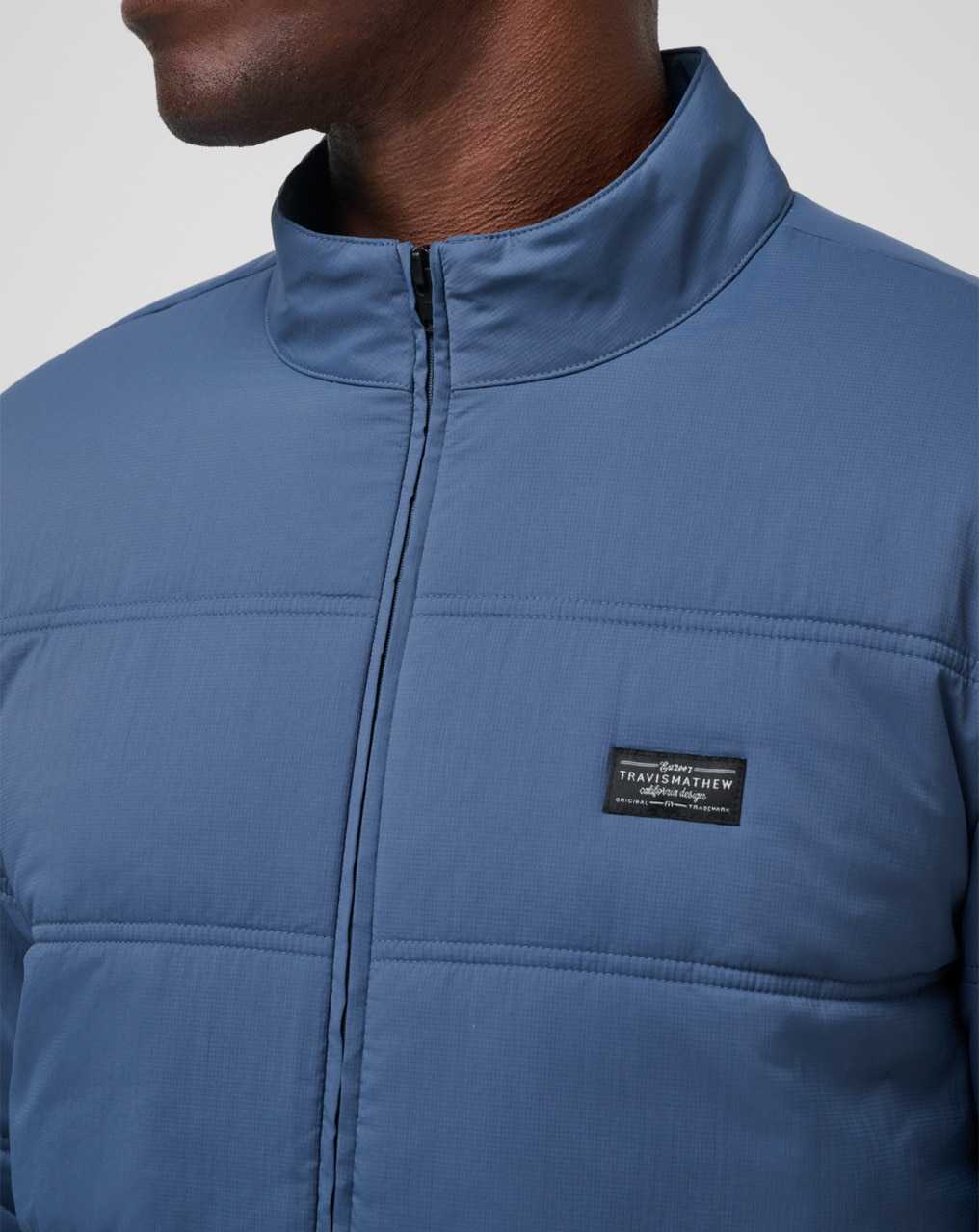 Travis Mathew Palisades Puffer Jacket Navy | ABWICRO-30