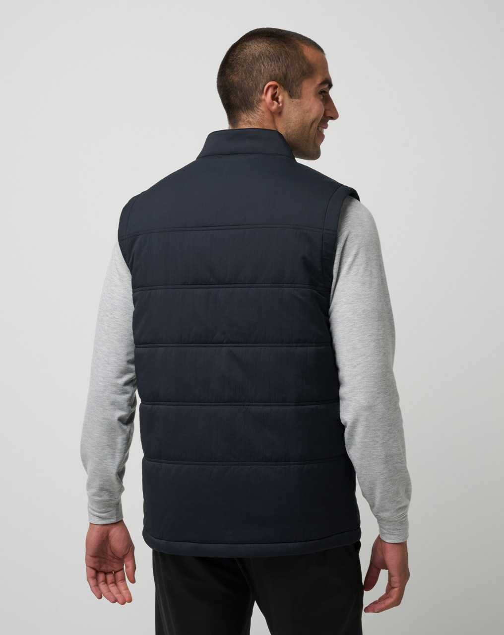 Travis Mathew Palisades Puffer Vest Black | HFCYVBK-67