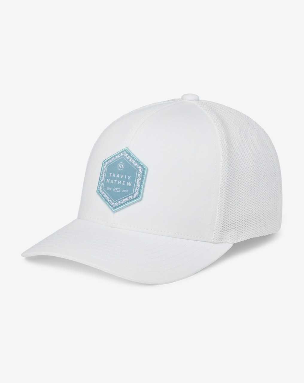 Travis Mathew Pier Imagination Snpaback Hat White | AVQMSZU-57